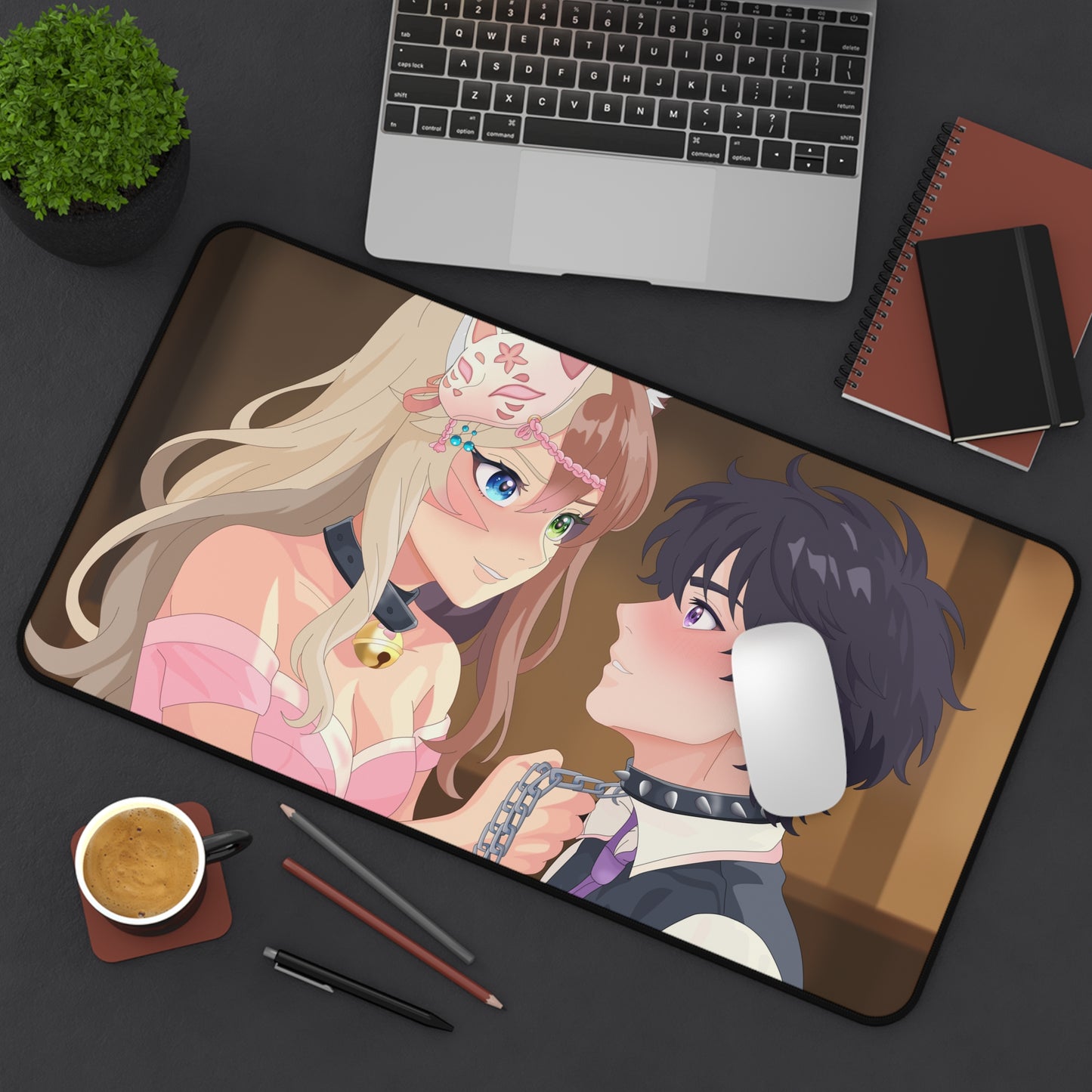 Cute Desk Pad - Amaterasu & Machyie