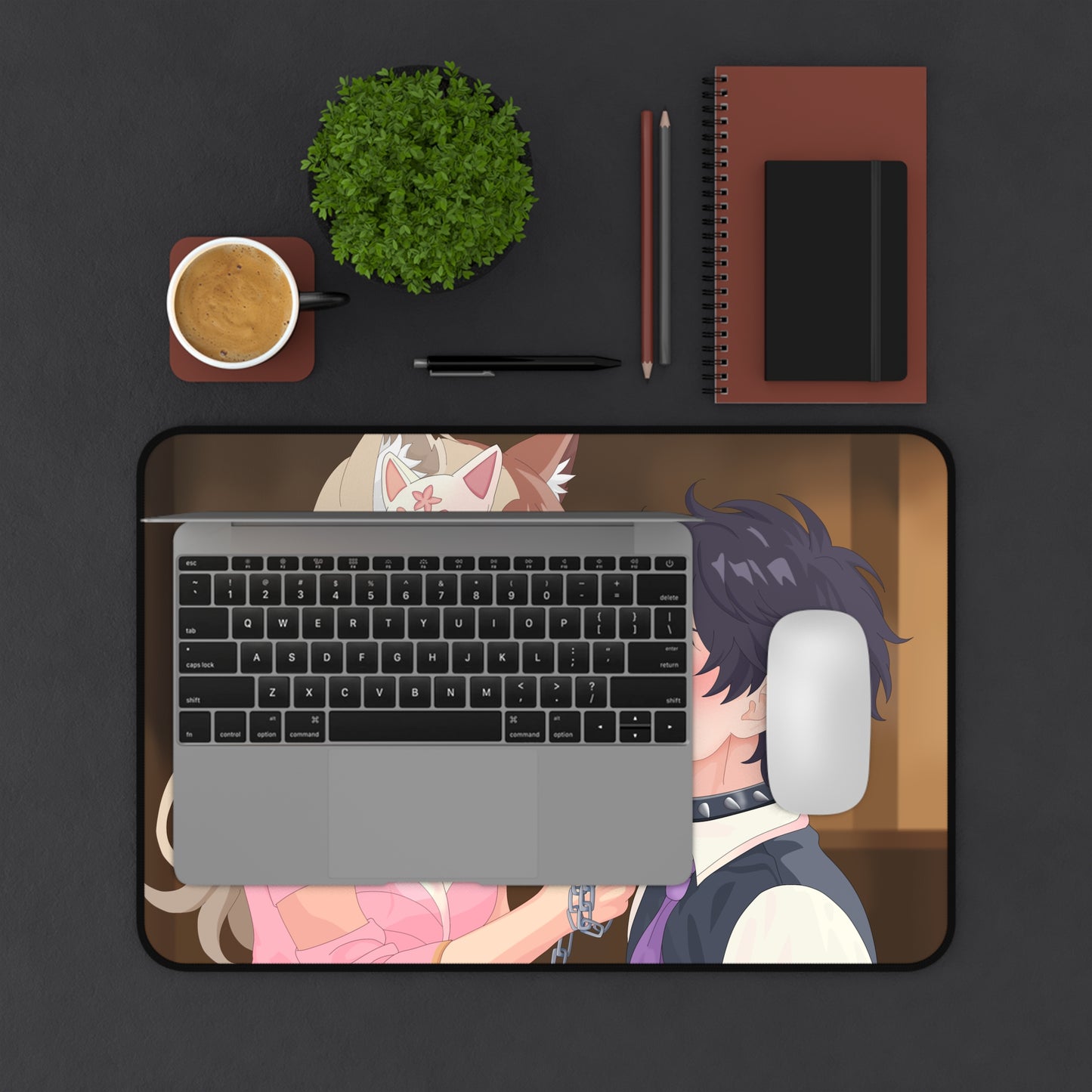 Cute Desk Pad - Amaterasu & Machyie