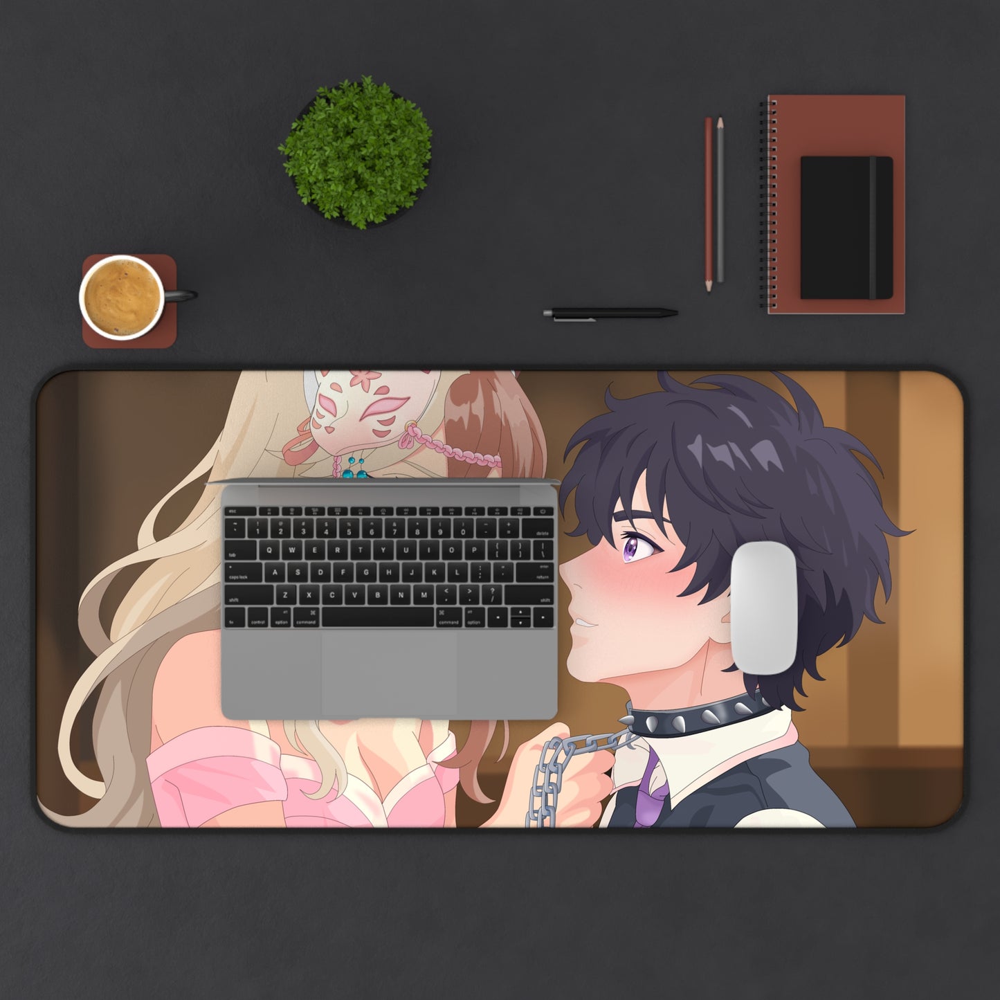 Cute Desk Pad - Amaterasu & Machyie