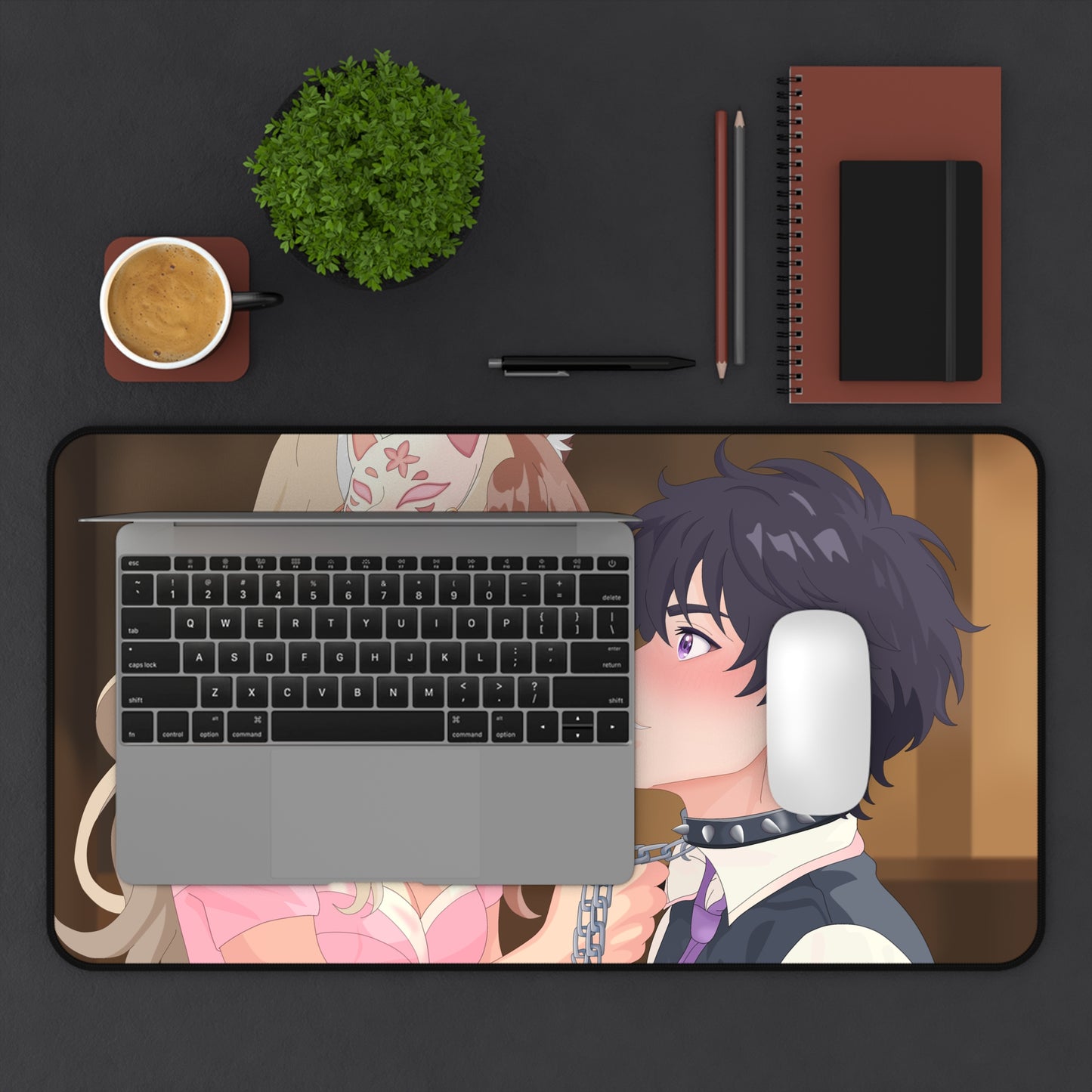 Cute Desk Pad - Amaterasu & Machyie