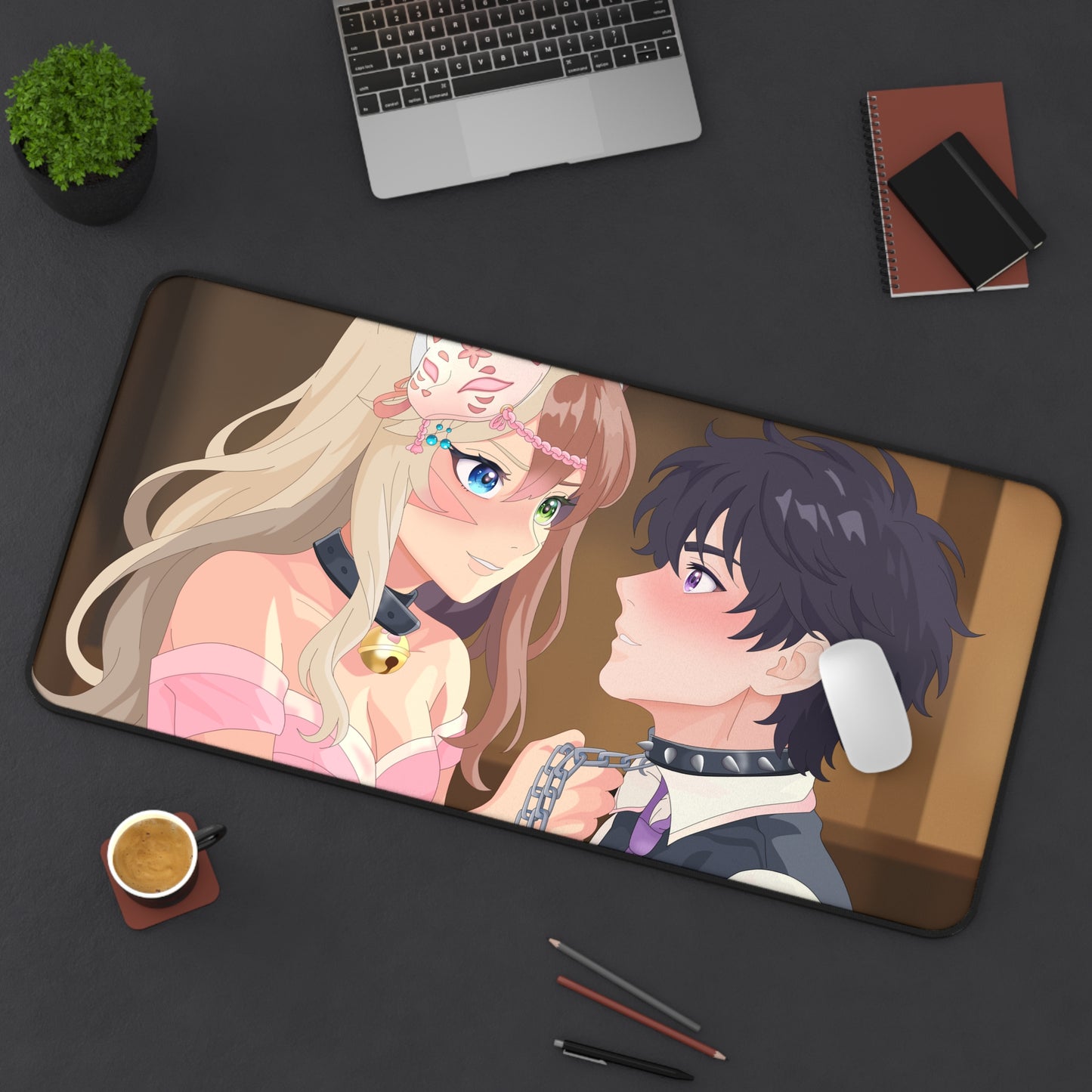 Cute Desk Pad - Amaterasu & Machyie